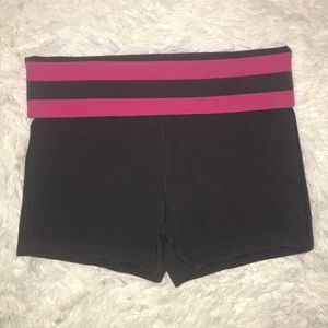 VSX Sexy Sport Spandex Fold Over Waist Shorts